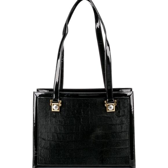 Versace ponyhair tote bag - Picture 4 of 6